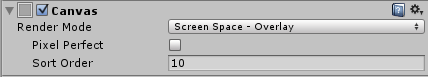 Screen Space - Overlay